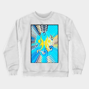 Free dive ocean abstract Crewneck Sweatshirt